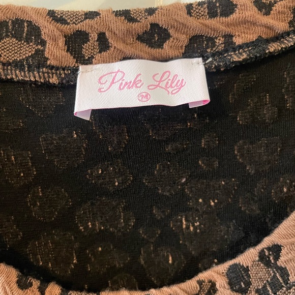 Pink Lily Leopard Print Dress - Picture 4 of 5